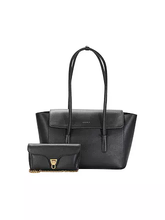 COCCINELLE | Ledertasche - Shopper DOBBLE BEAT | 
